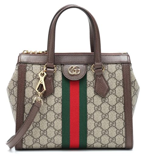 gucci gg supreme small tote bag beige blue|gucci ophidia large tote bag.